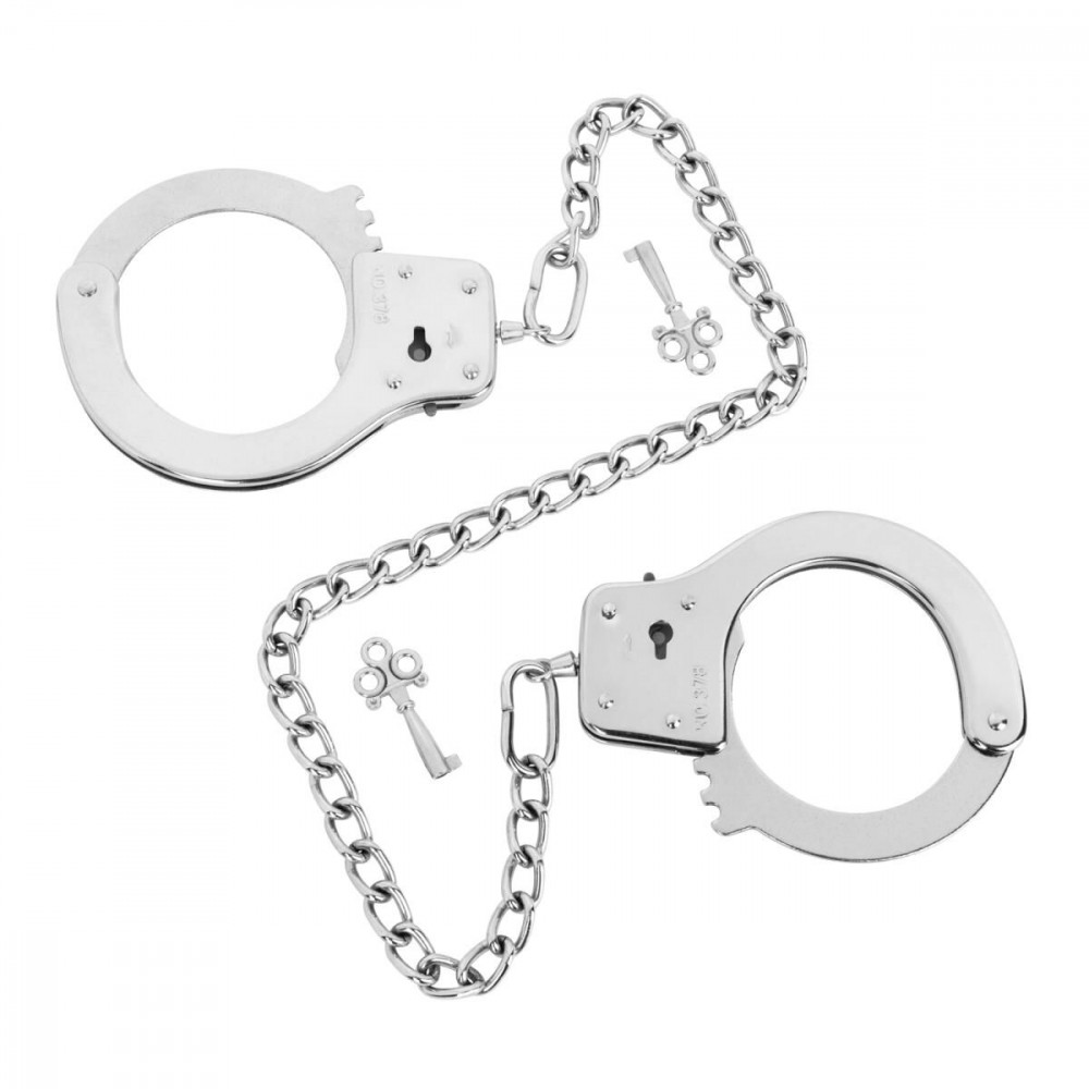 Наручники та обмеження - Наручники Bedroom Fantasies:Metal Handcuffs - Silver