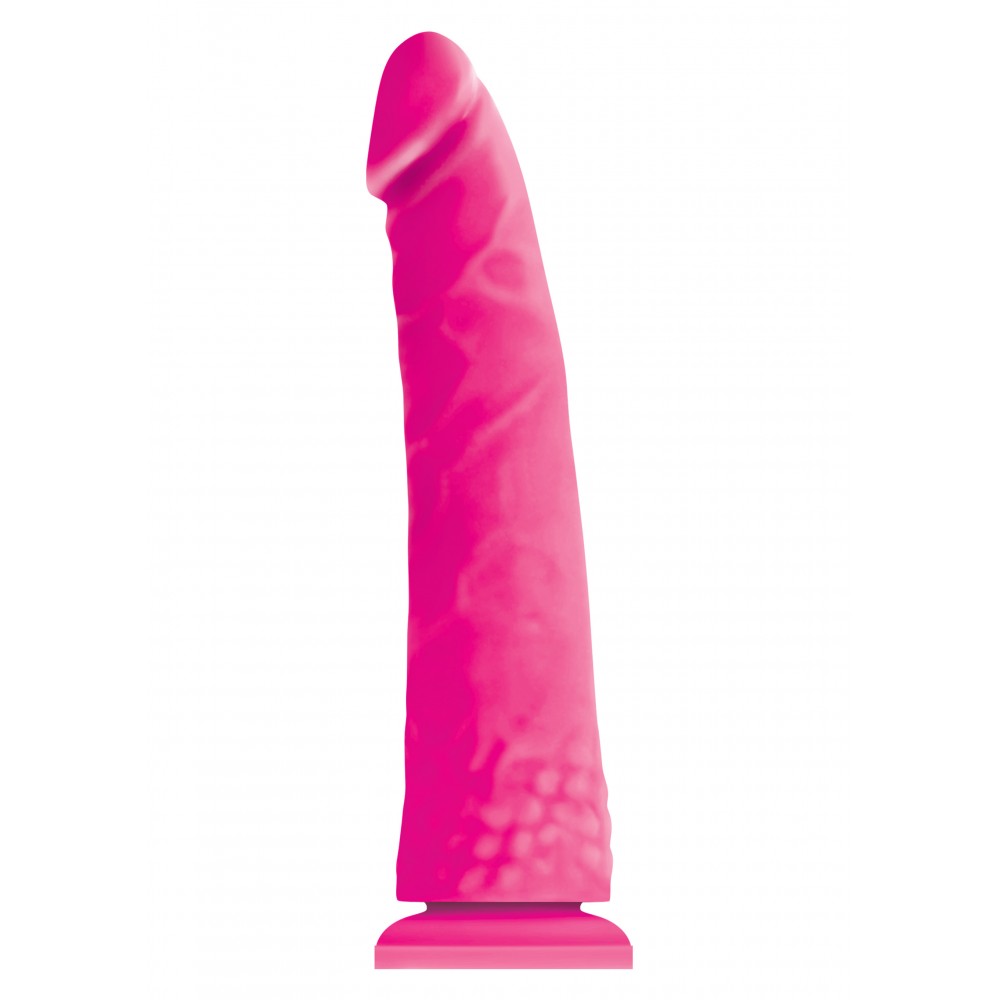 Секс игрушки - Силиконовый фаллоимитатор NS Novelties Colors Pleasures Thin 8in Pink