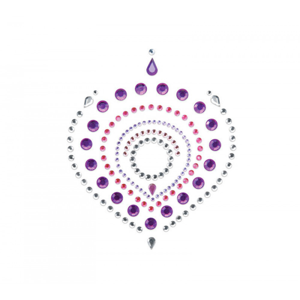 Різне - Прикраси для грудей та бікіні FLAMBOYANT зі стразами рожево-фіолетовий 4