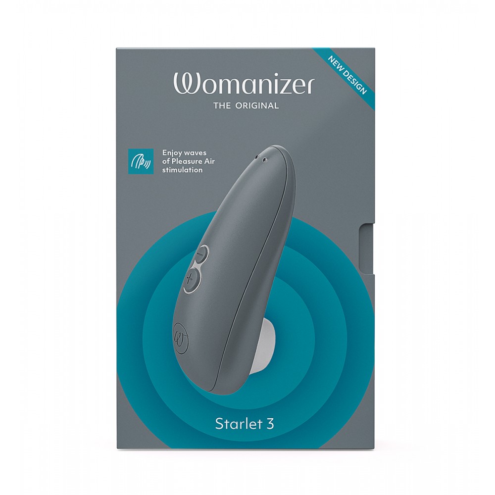 Вибраторы Womanizer - Вакуумный клиторальный стимулятор Womanizer Starlet 3 Gray 17