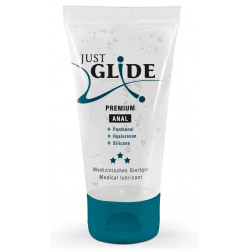 Веганская анальная смазка на силиконовой основе - Just Glide Premium Anal, 50 ml