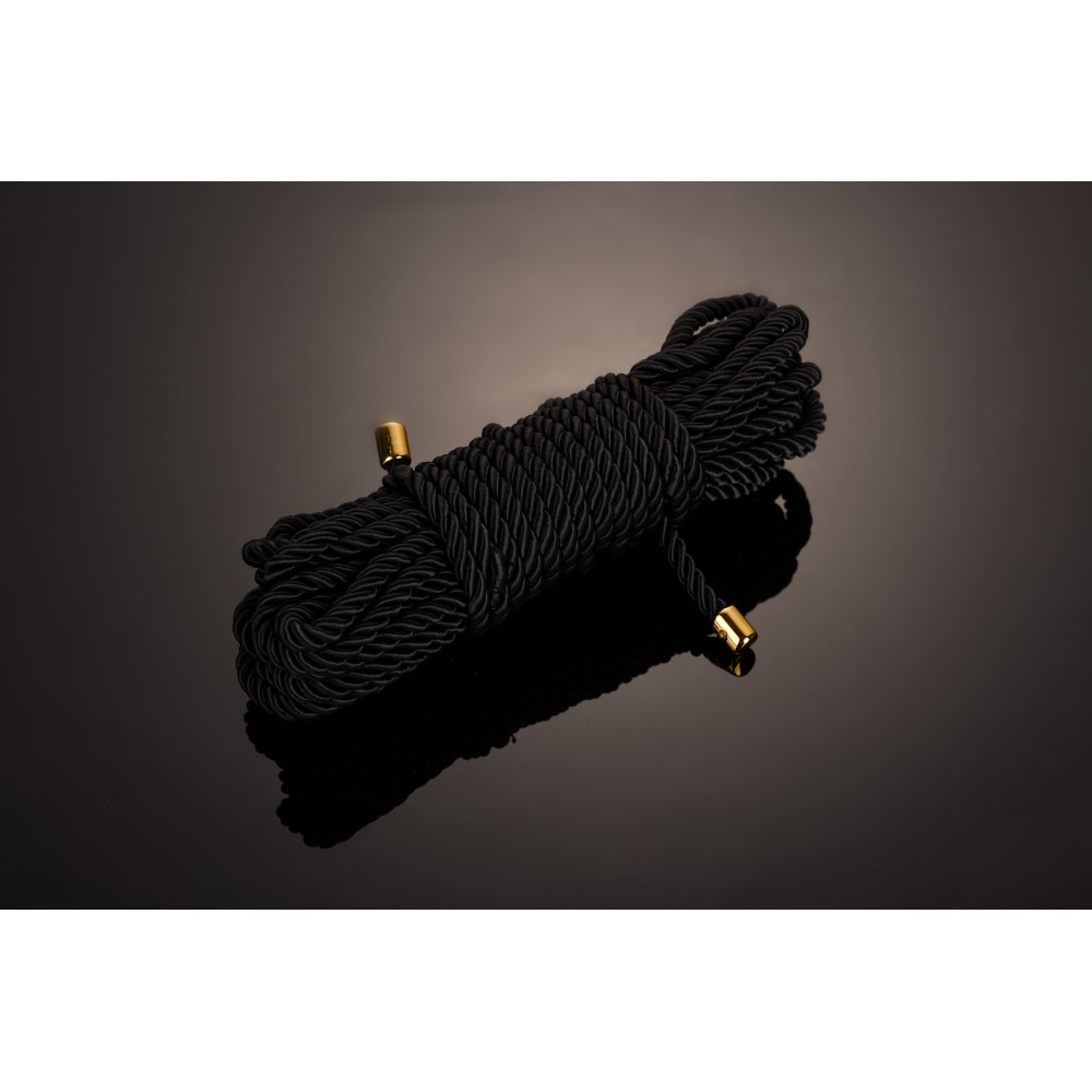 БДСМ игрушки - Веревка для бондажа UPKO Restraint Bondage Rope, черная, 10 м