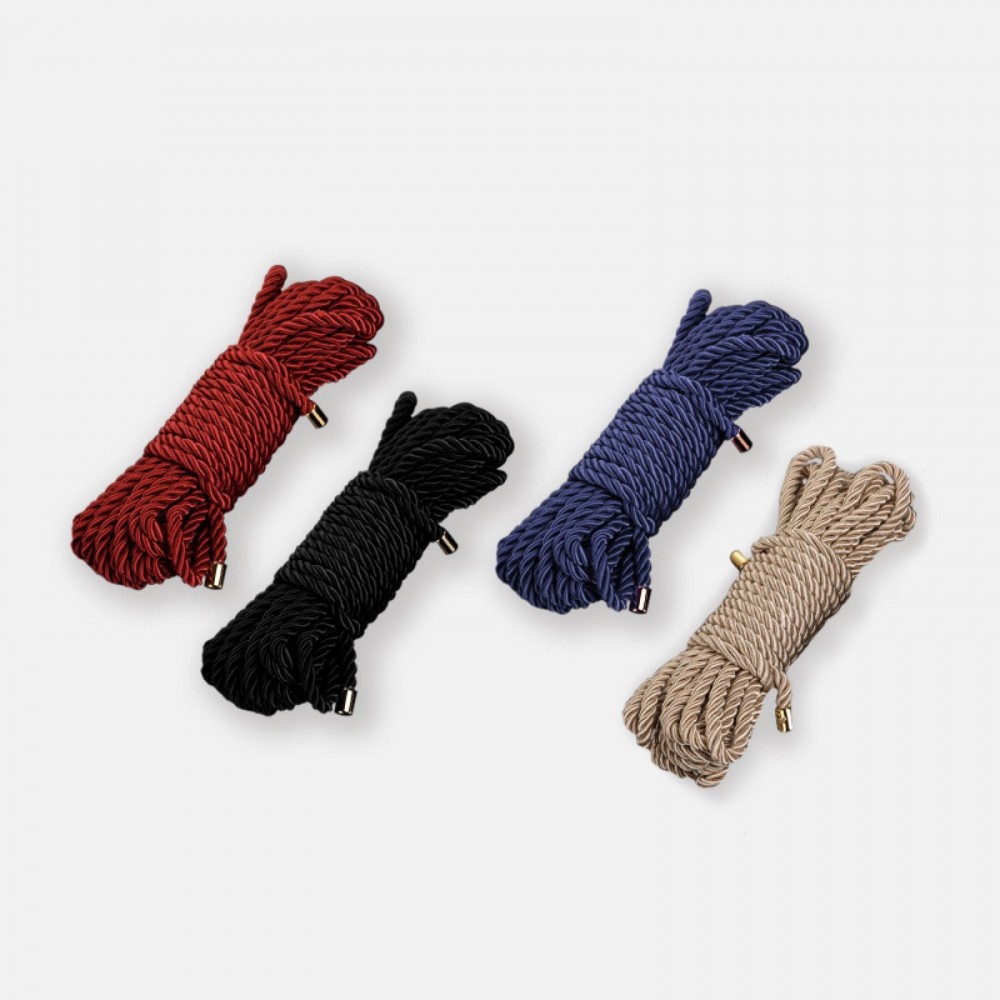 БДСМ игрушки - Веревка для бондажа UPKO Restraint Bondage Rope, черная, 10 м 9