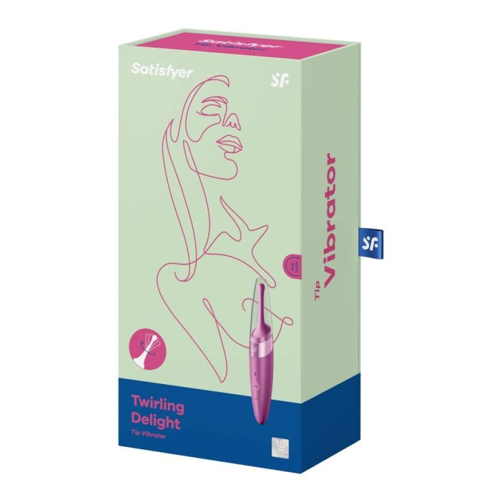 Разное - Вибратор для целенаправленной стимуляции клитора Satisfyer Twirling Delight, розовый 4