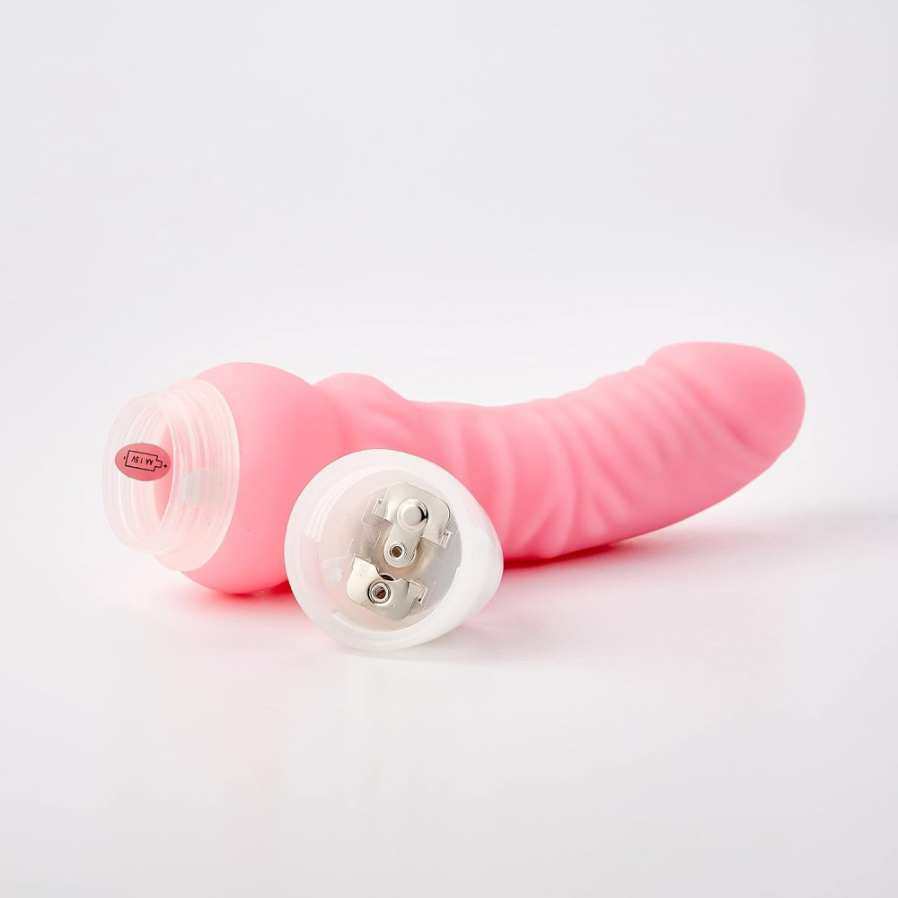 Разное - Вибратор реалистичный светящийся в темноте NS Novelties Firefly, розовый 5