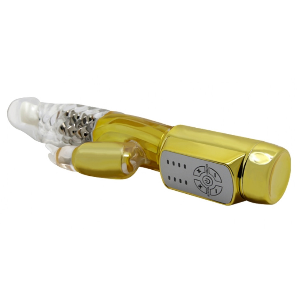 Різне - Вібратор зі стимулятором клітора і головкою, що обертається BAILE - COLD RABBIT PRINCE, BW-037302J 6