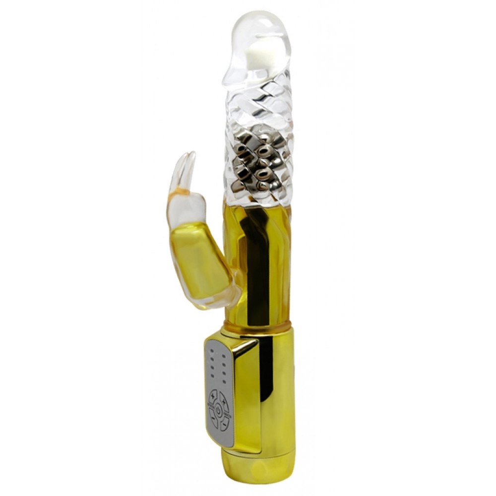 Різне - Вібратор зі стимулятором клітора і головкою, що обертається BAILE - COLD RABBIT PRINCE, BW-037302J 1