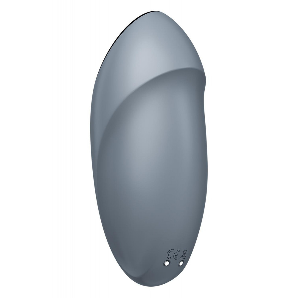 Разное - Вибратор для клитора Satisfyer Tap & Climax 1 c вибрацией и постукиванием, серый 3