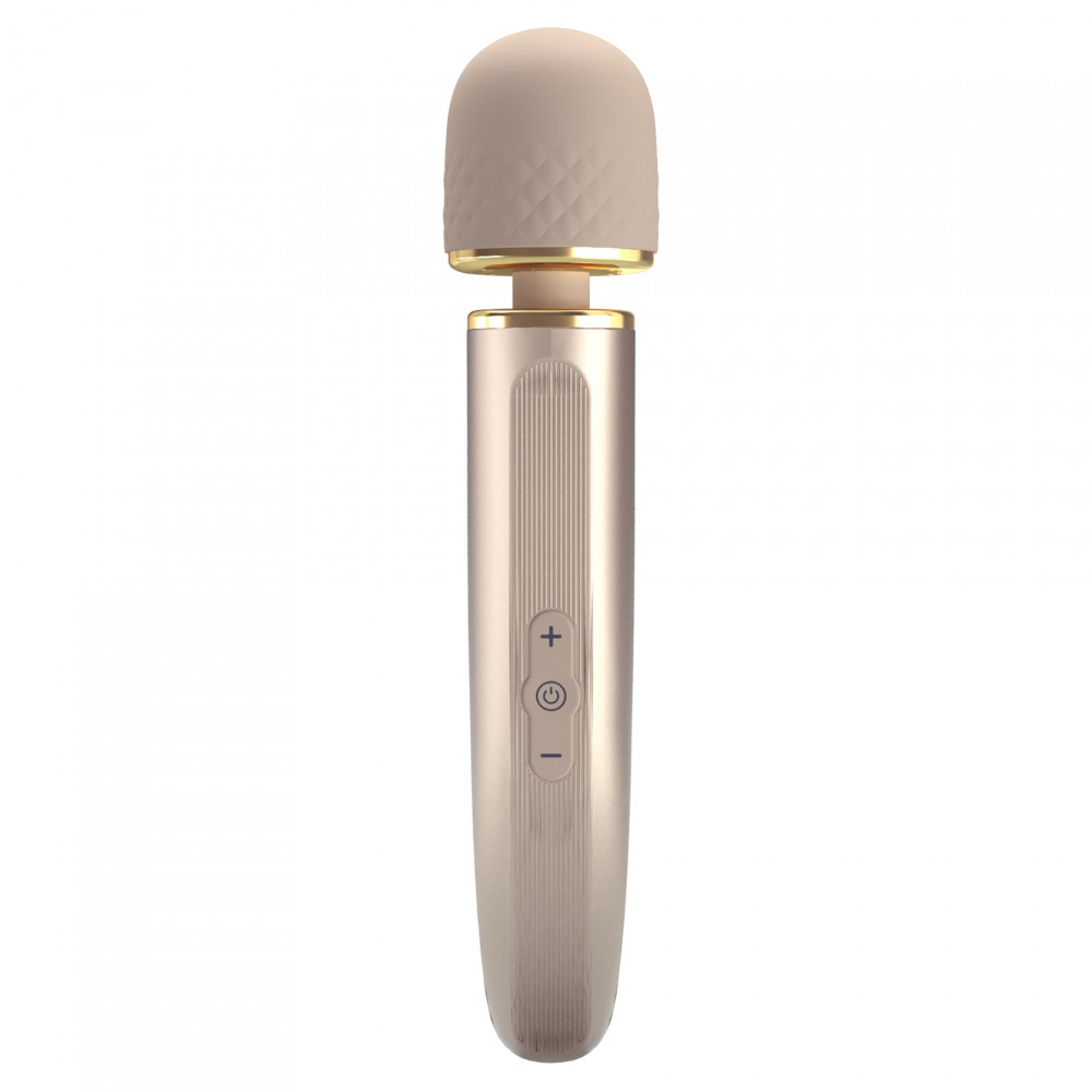 Для LGBTQ+ - Вібромасажер мікрофон PRETTY LOVE Interesting Massager Gold, 29 х 5.8 см 3