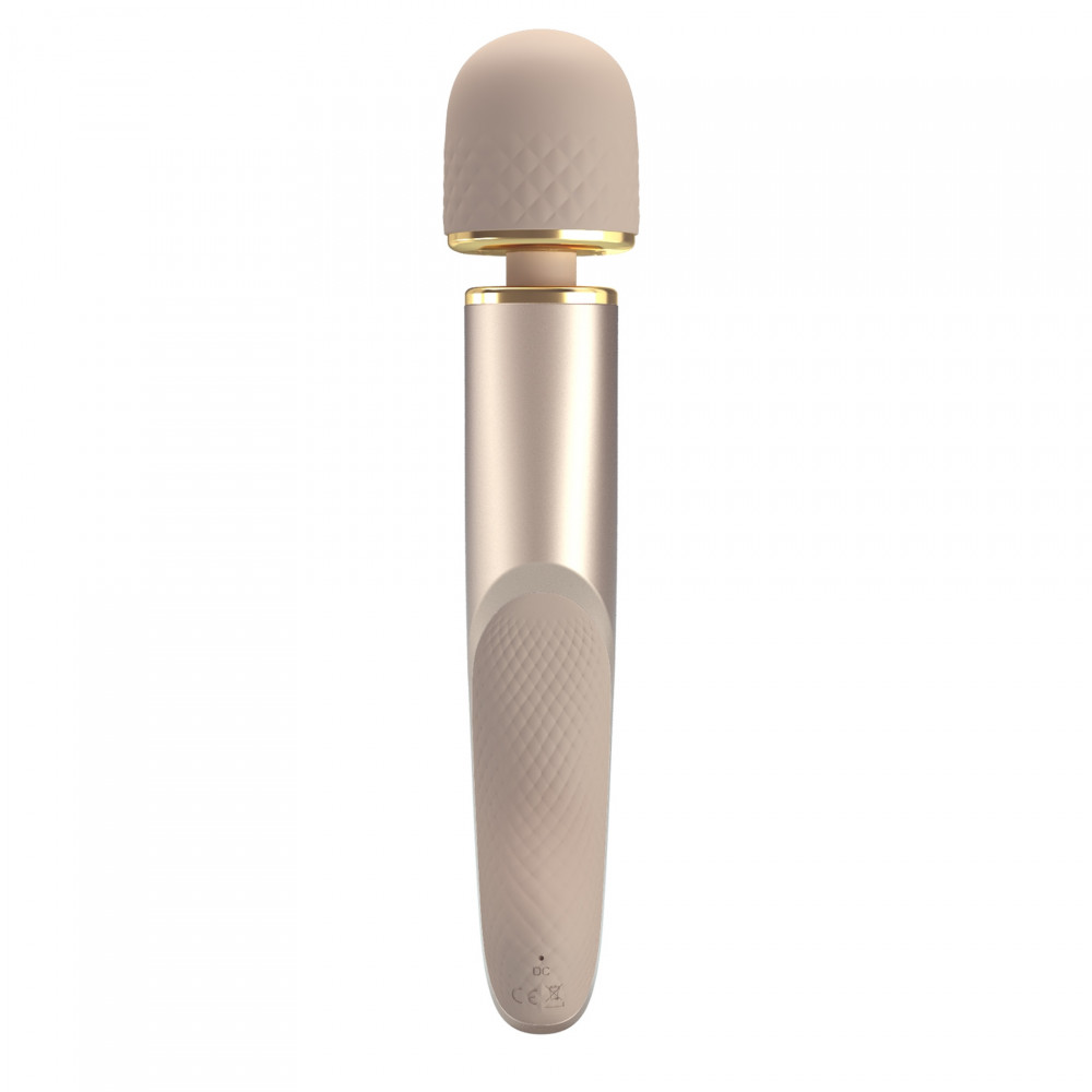 Для LGBTQ+ - Вібромасажер мікрофон PRETTY LOVE Interesting Massager Gold, 29 х 5.8 см 5