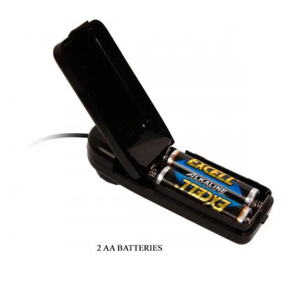 Страпони - Жіночий подвійний страпон з вібрацією Baile Ultra Passionate, беж 8