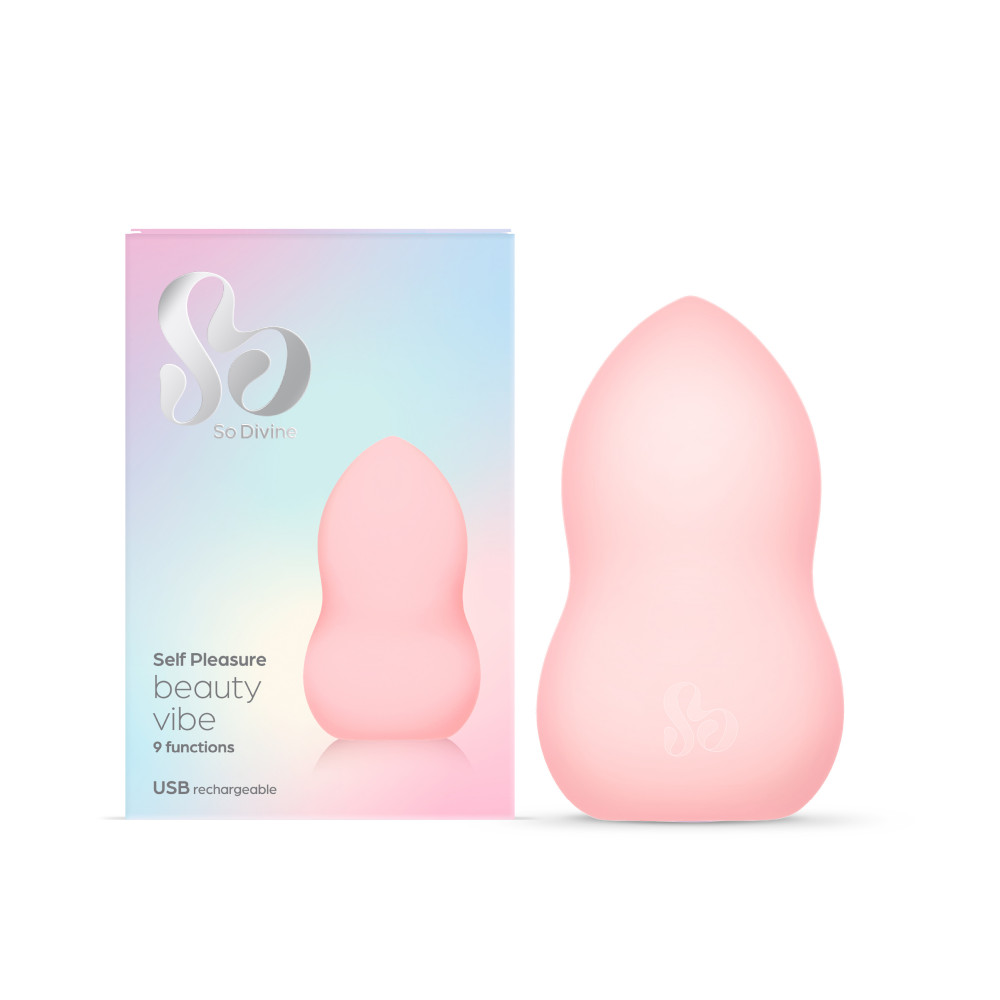 Разное - Міні вібратор Beauty Vibe колір: пудровий So Divine (Велика Британія) 2