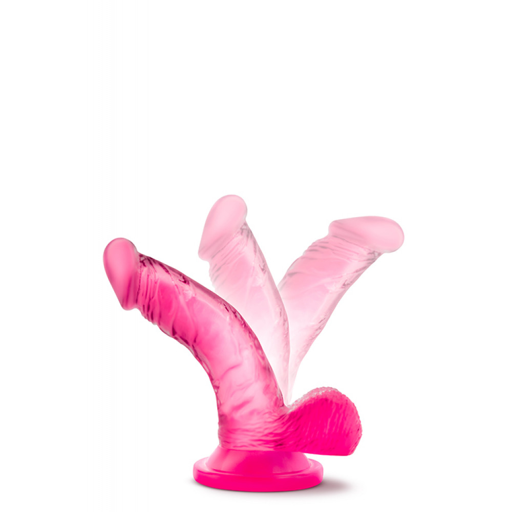 Фаллоимитаторы реалистичные - Фаллоимитатор NATURALLY YOURS 4INCH MINI COCK PINK 2