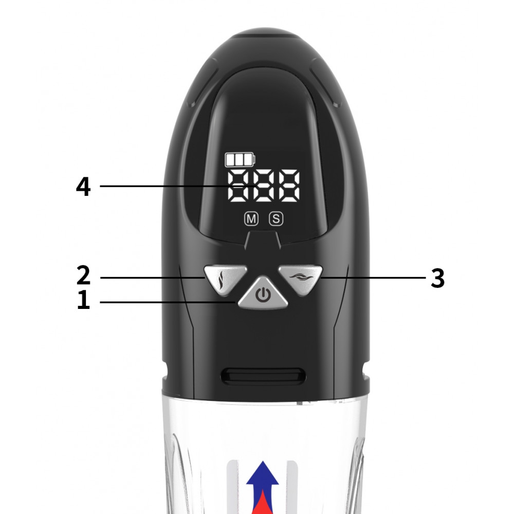  - Водонепроникна, автоматична вакуумна помпа із зарядкою від USB CANWIN Water Pump LCD, P466AU 4