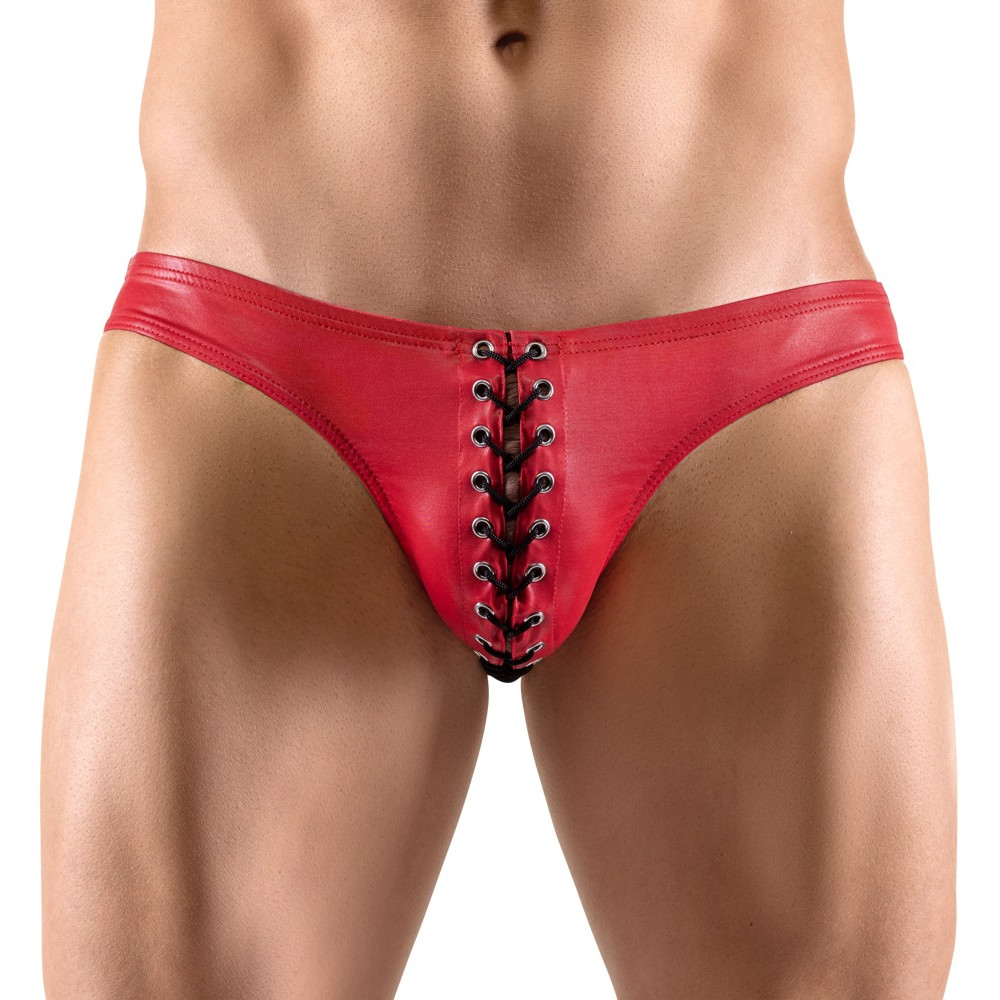 - Чоловічі труси червоні Men's Briefs S 1
