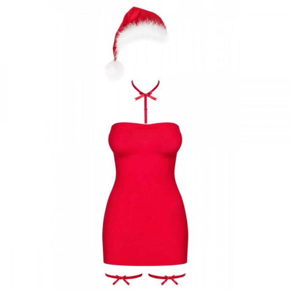 Сексуальные платья - Комплект Obsessive Kissmas chemise Red® XXL 2