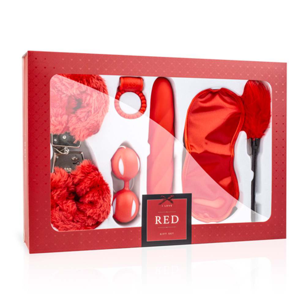Подарочные наборы - LBX102 Набор секс-игрушек LoveBoxxx - I Love Red Couples Box 6
