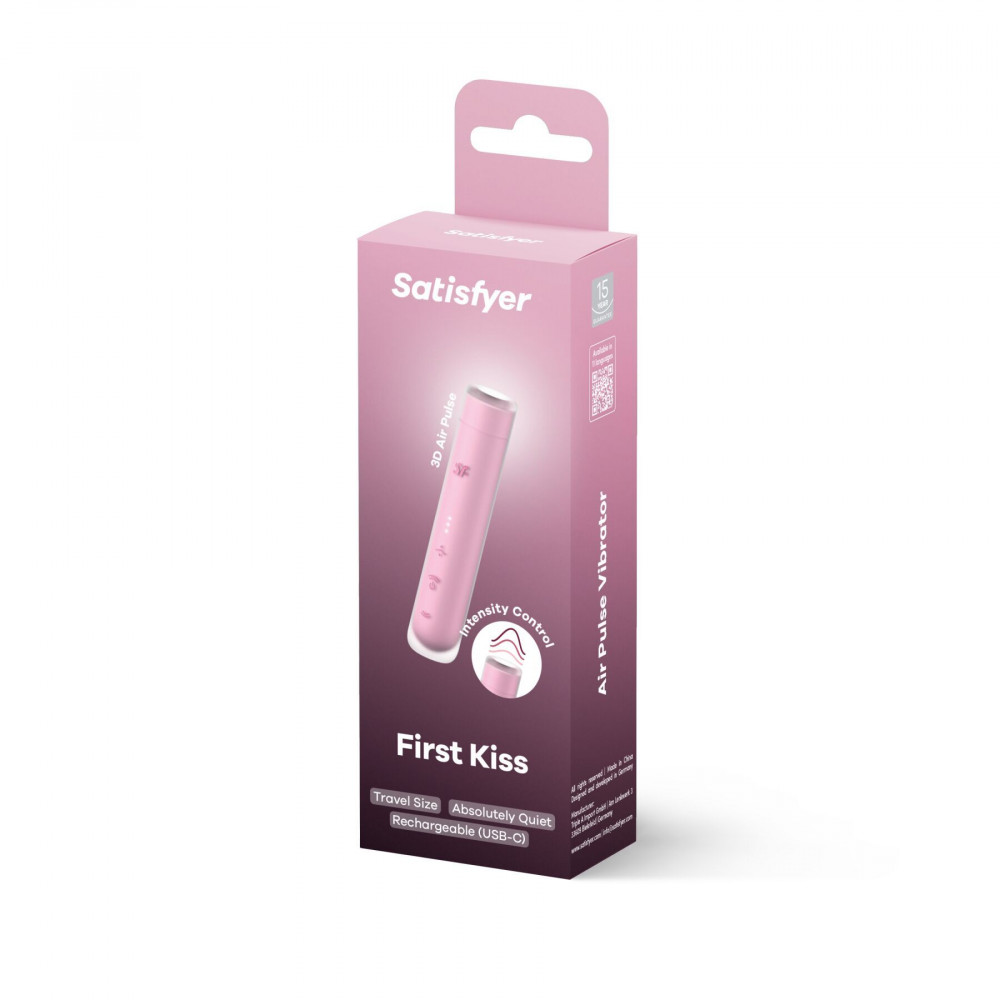 Секс игрушки - Вакуумный стимулятор Satisfyer First Kiss, технология 3D Air Pulse (повреждена упаковка!!!) 5