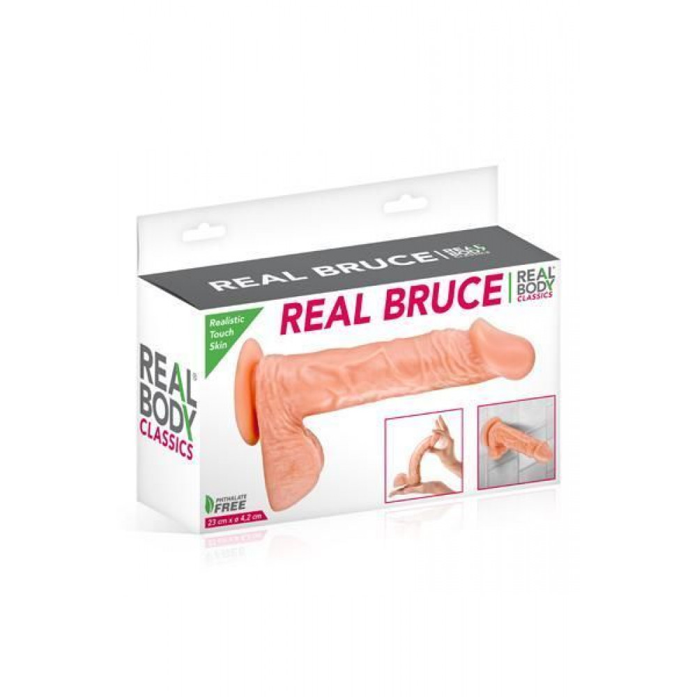Секс игрушки - Фаллоимитатор Real Body - Real Bruce (мятая упаковка!!!) 3