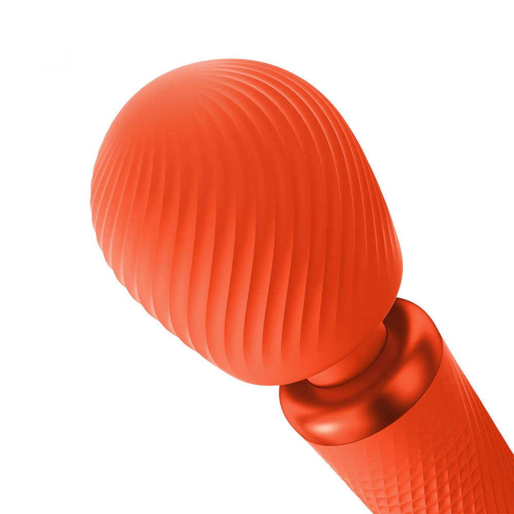 Секс игрушки - Вибромассажер Fun Factory VIM Vibrating Wand sunrise orange (мятая упаковка!!!) 6