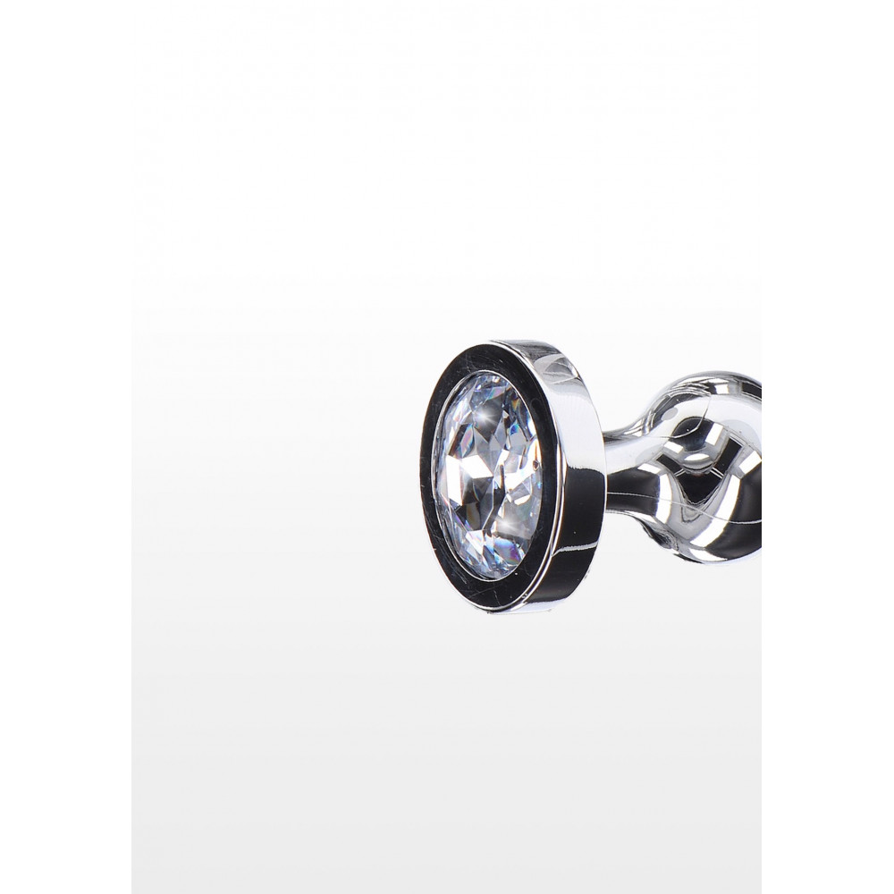  - Анальна ялинка металева із кристалом Toy Joy Anal Play Diamond Star Beads, Medium 2