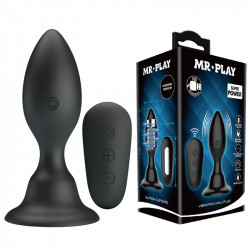 Анальный стимулятор с вибрацией MR PLAY - VIBRATING ANAL PLUG, BI-040076W-MR