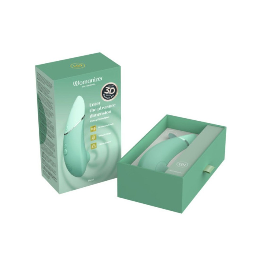  - Безконтактний вакуумний кліторальний стимулятор Womanizer Next Sage, зелений 14