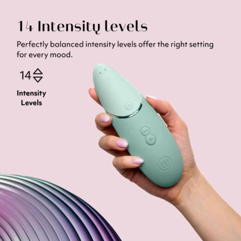  - Безконтактний вакуумний кліторальний стимулятор Womanizer Next Sage, зелений 8