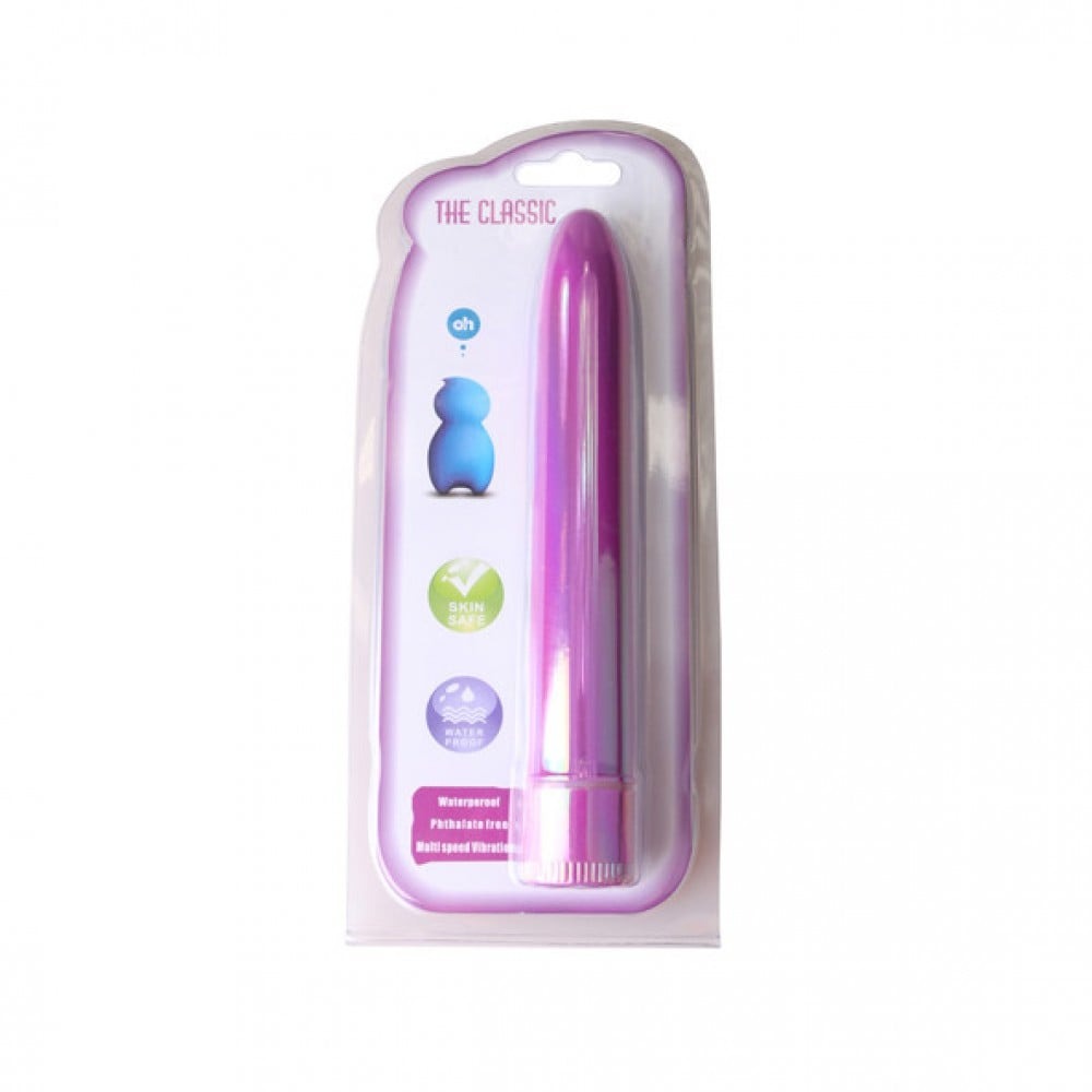 Секс игрушки - Вибратор дамский пальчик с многоскоростной вибрацией, розовый, 18 см х 3 см 1