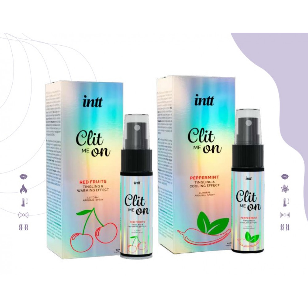 Средства для возбуждения - Клиторальные капли с сужающим и согревающим эффектом Intt Clit me High Cannabis, 15 мл 3