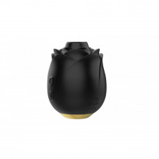 Клиторальный стимулятор в форме розы Fifty Shades of Grey Rose Clitoral Suction черного цвета