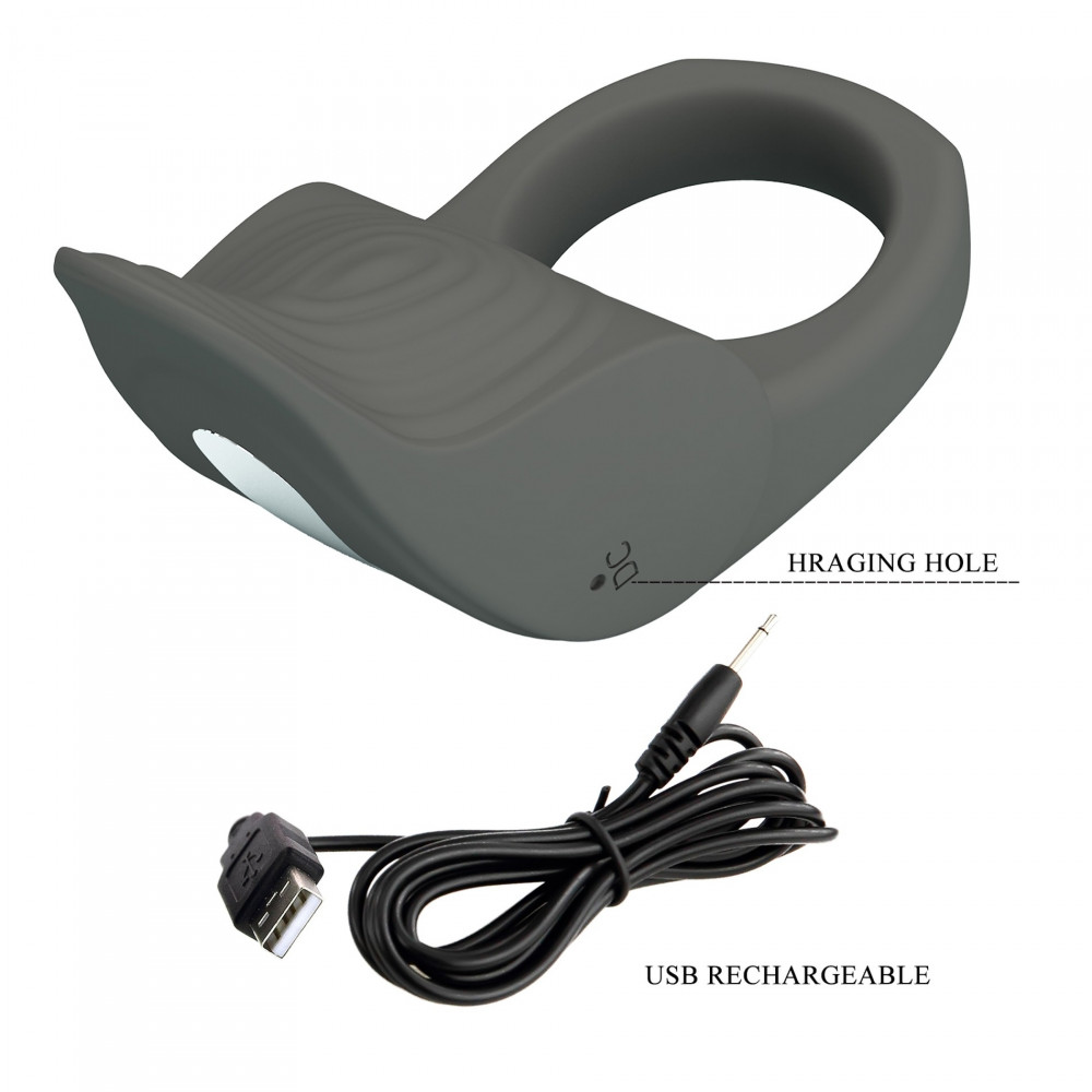 Різне - Кільце ерекційне серії Pretty Love - Master ring, 10 vibration functions, BI-210235-1 8