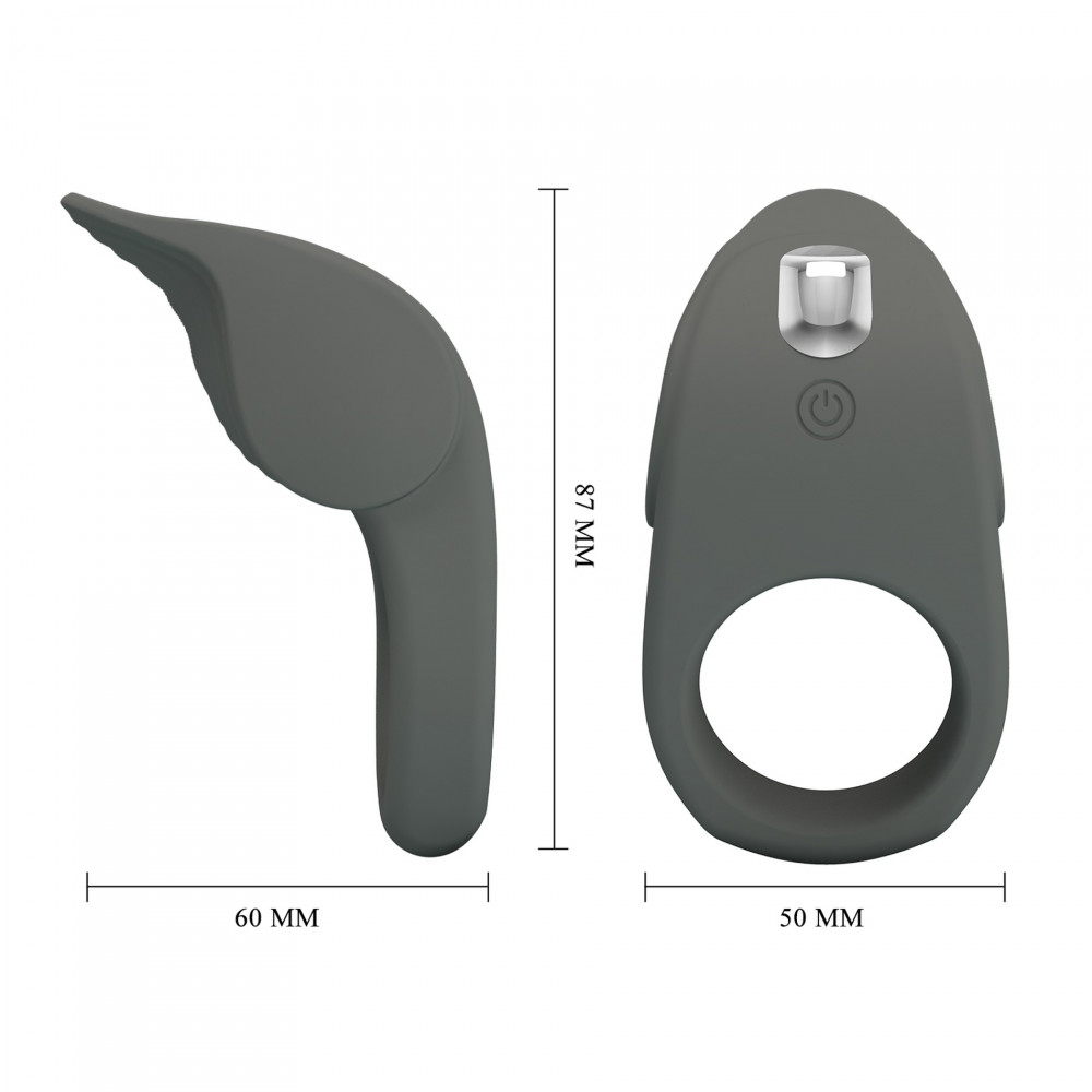Різне - Кільце ерекційне серії Pretty Love - Master ring, 10 vibration functions, BI-210235-1 6