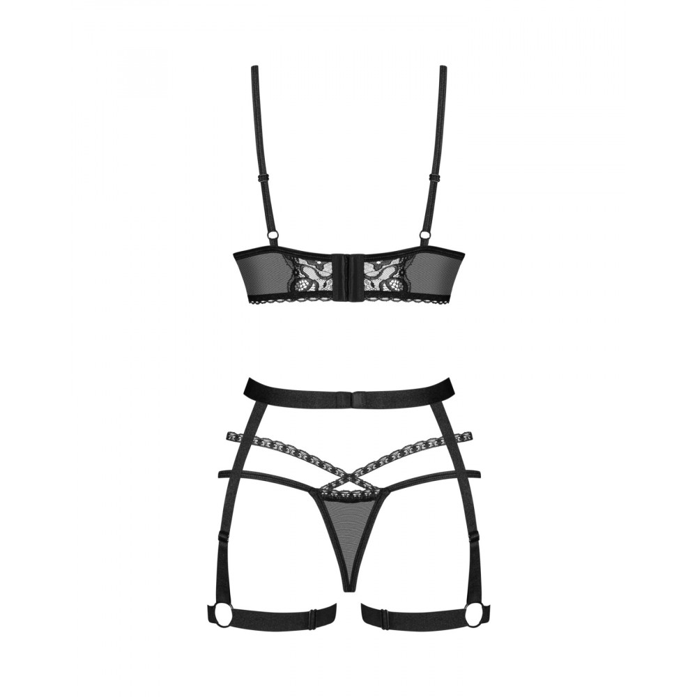 Эротические комплекты - Комплект Obsessive Blomentis 3-pcs set M/L 3