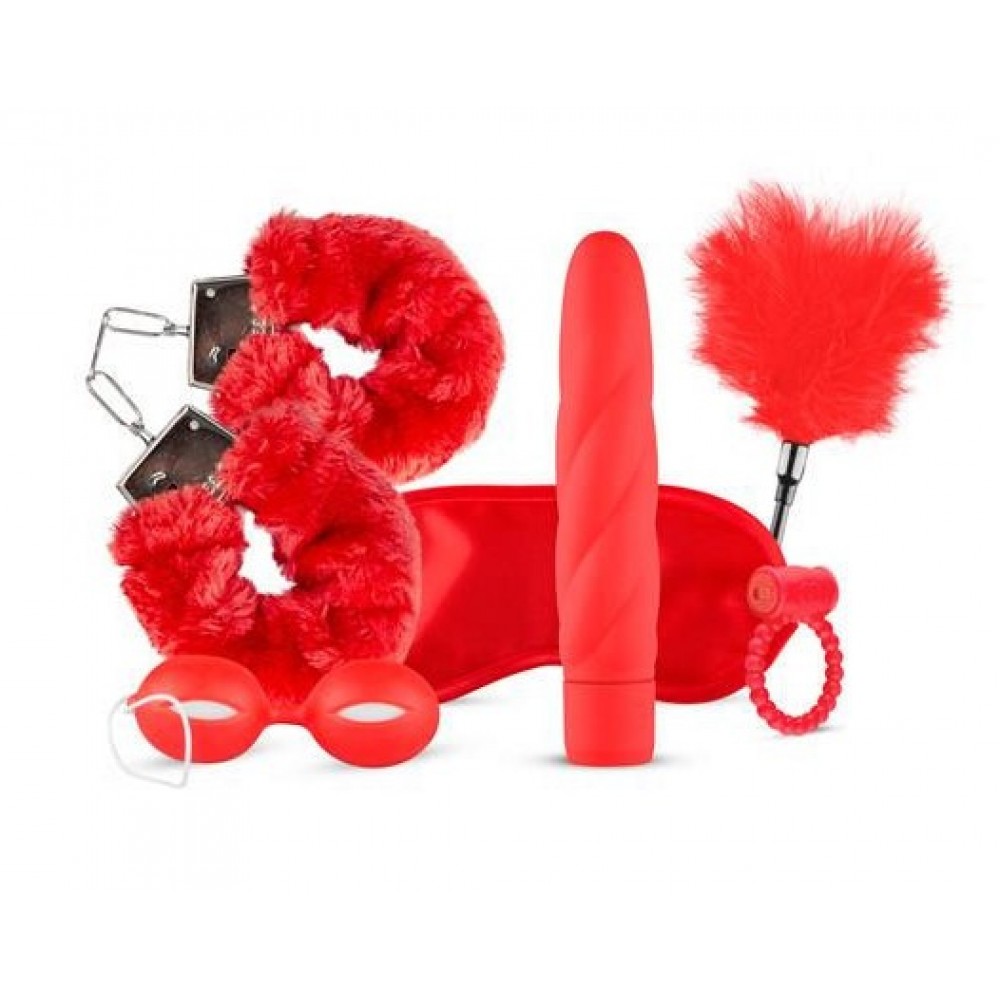 Подарочные наборы - LBX102 Набор секс-игрушек LoveBoxxx - I Love Red Couples Box