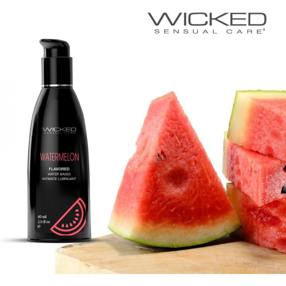 Різне - Лубрикант WICKED зі смаком освіжаючого кавуна 60 ML 2