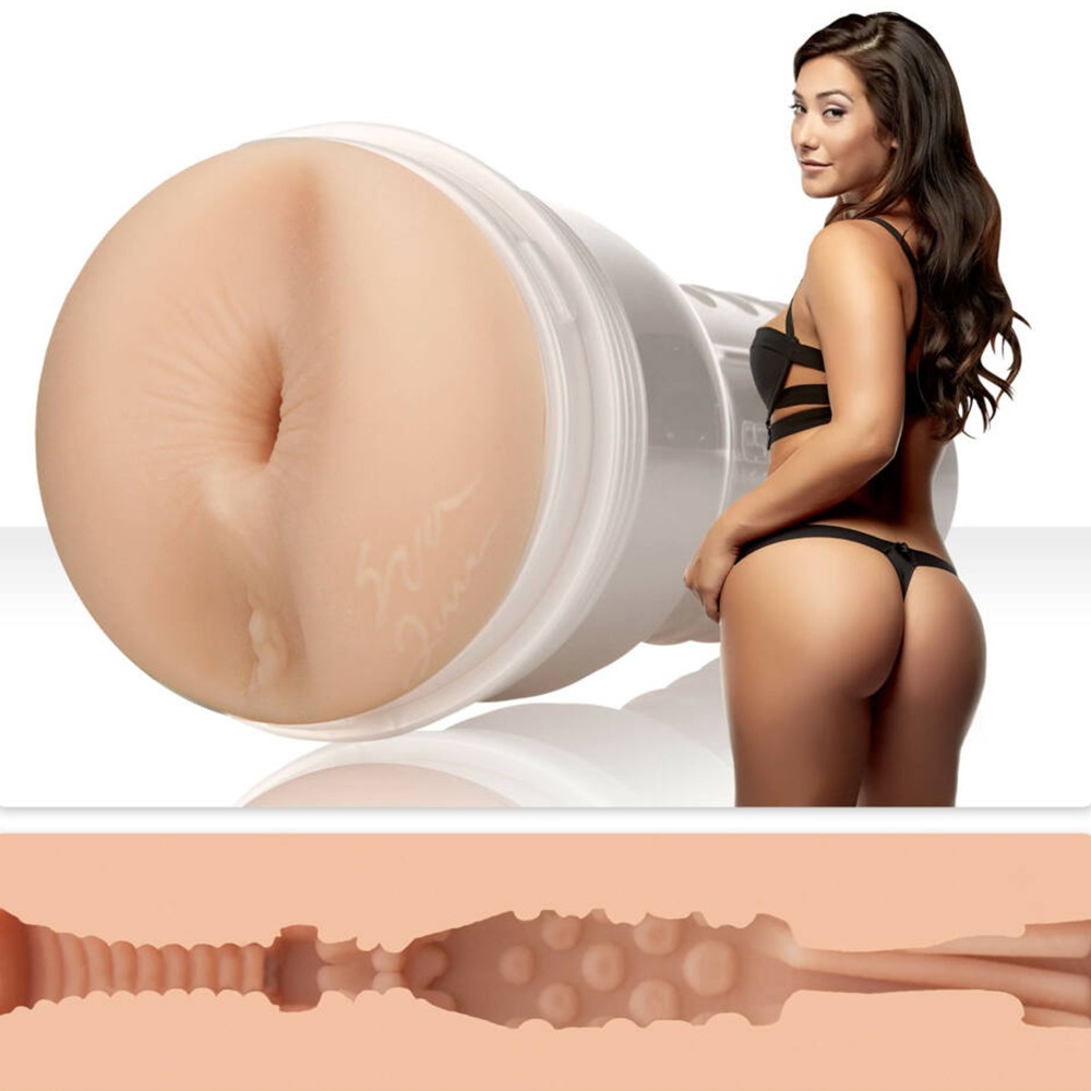 Разное - Мастурбатор анус в колбе Fleshlight Eva Lovia киберкожа, бежевый
