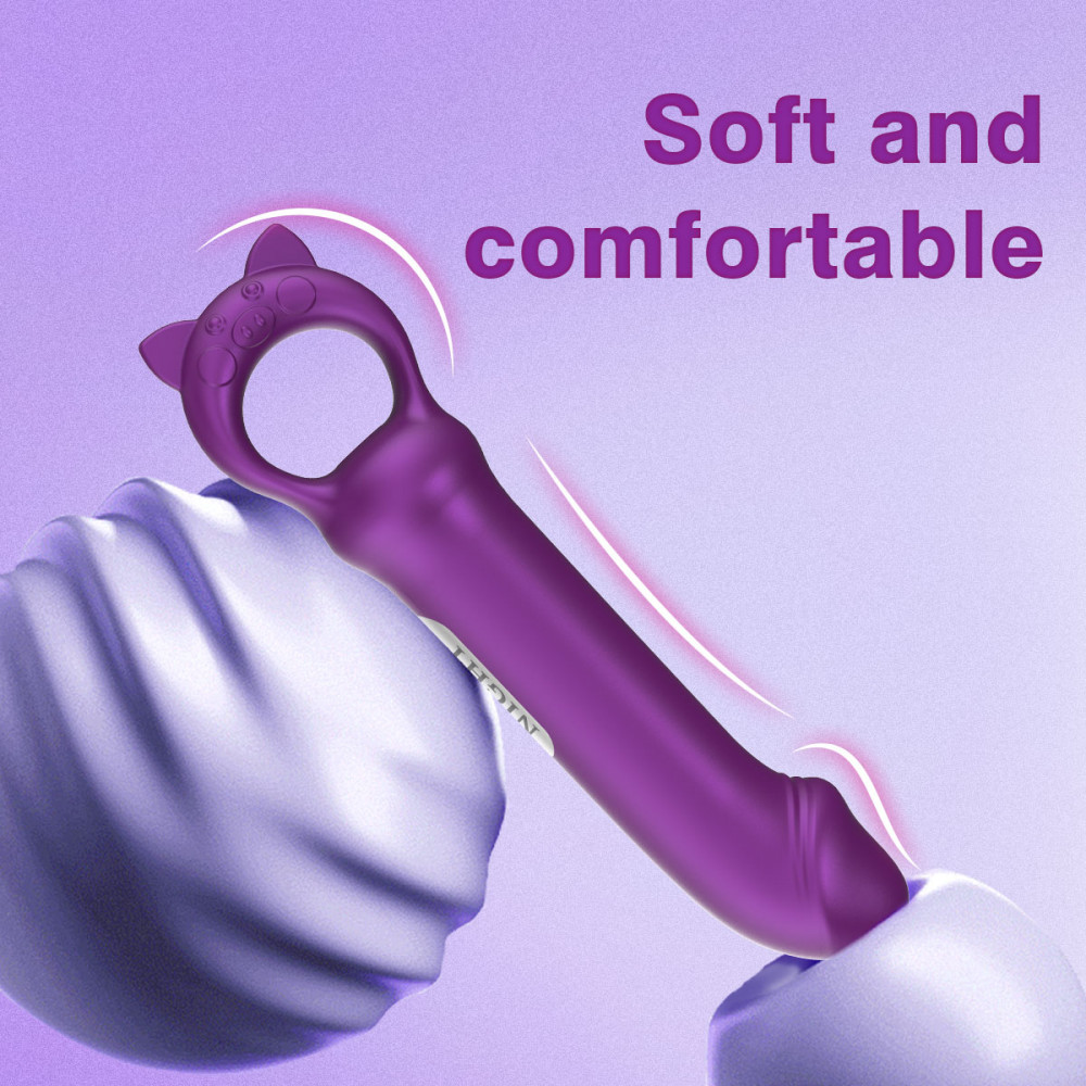 Стимулятор точки G - Мини-вибратор Every Night Toys Grace фиолетовый, 10 режимов вибрации 2