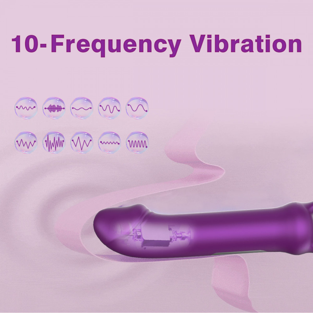 Стимулятор точки G - Мини-вибратор Every Night Toys Grace фиолетовый, 10 режимов вибрации 6