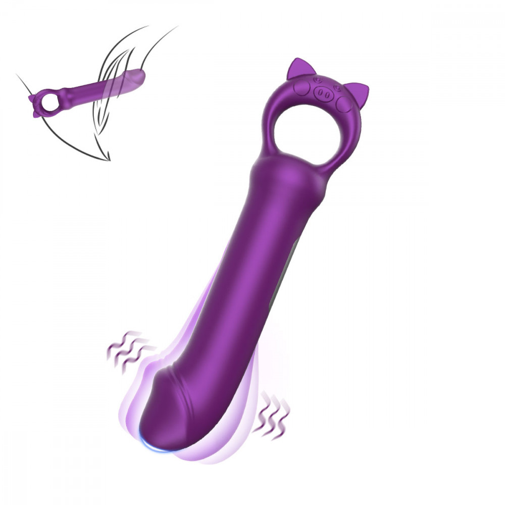 Стимулятор точки G - Мини-вибратор Every Night Toys Grace фиолетовый, 10 режимов вибрации