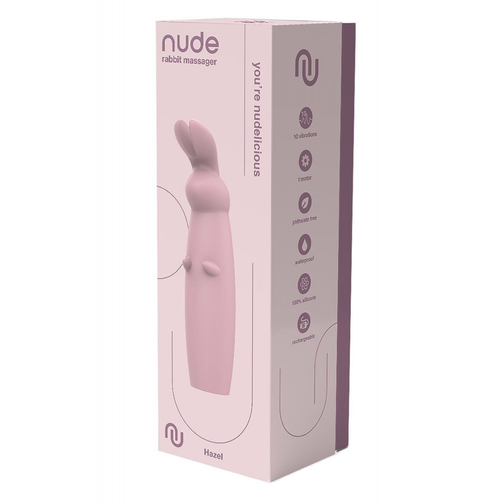 Разное - Мини-вибратор в виде кролика Dream Toys Nude, розовый 4
