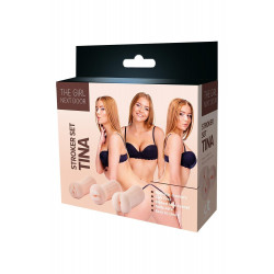 Набір мастурбаторів Dream Toys The Girl Next Door Tina тілесний, 3 шт.
