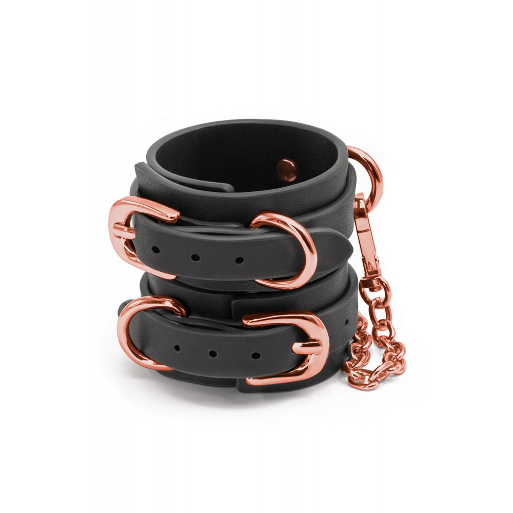 Секс игрушки - Наручники NS Novelties BONDAGE COUTURE WRIST CUFFS BLACK