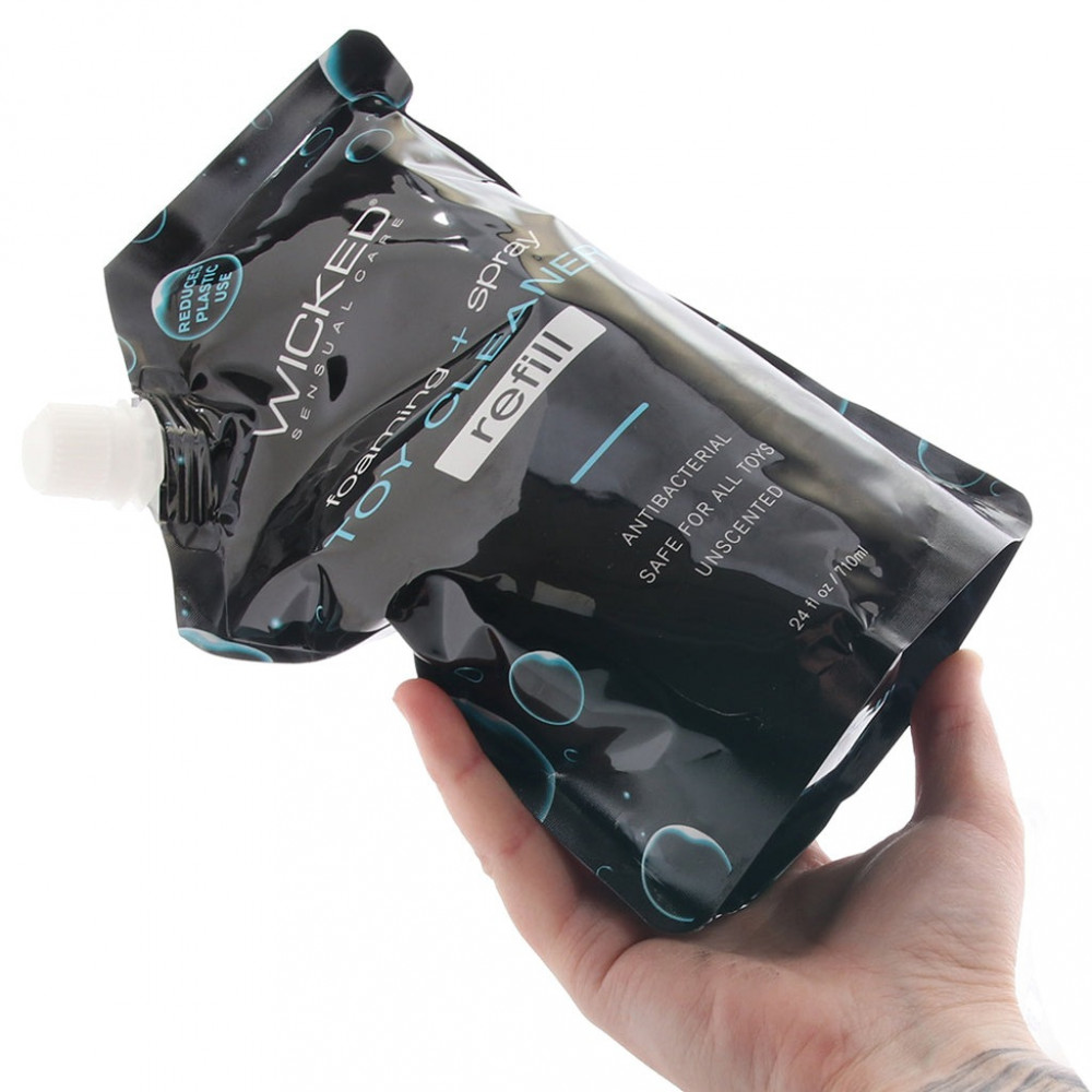 Різне - Очищувач для іграшок Wicked Sensual Care Foaming, 710 мл 3