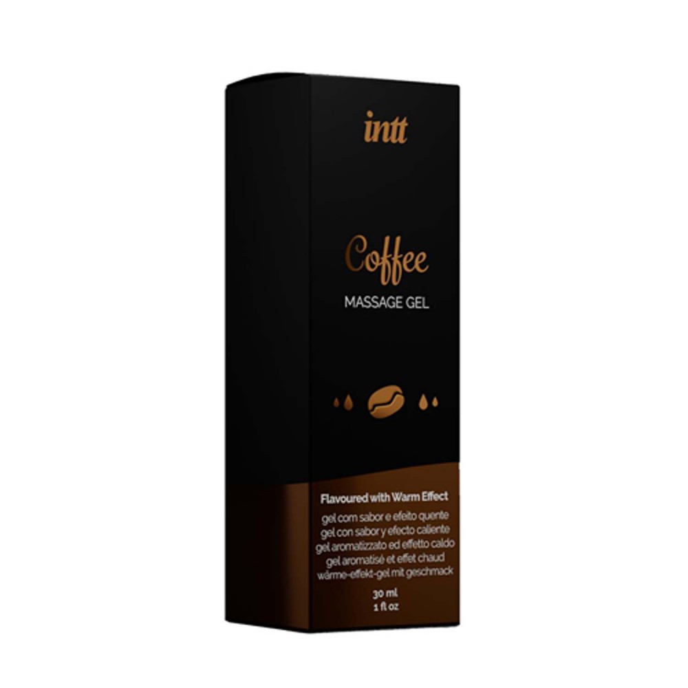 Массажные масла - Съедобный массажный гель для интимных зон Intt Coffee (30 мл) 1