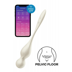 Смарт-шарики Кегеля Satisfyer Love Birds 1 с вибрацией, белые