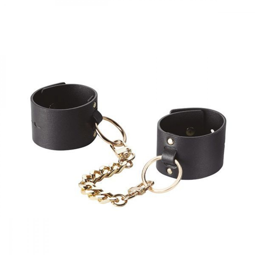 Наручники, веревки, бондажы, поножи - Наручники Bijoux Indiscrets MAZE - Wide Cuffs Black