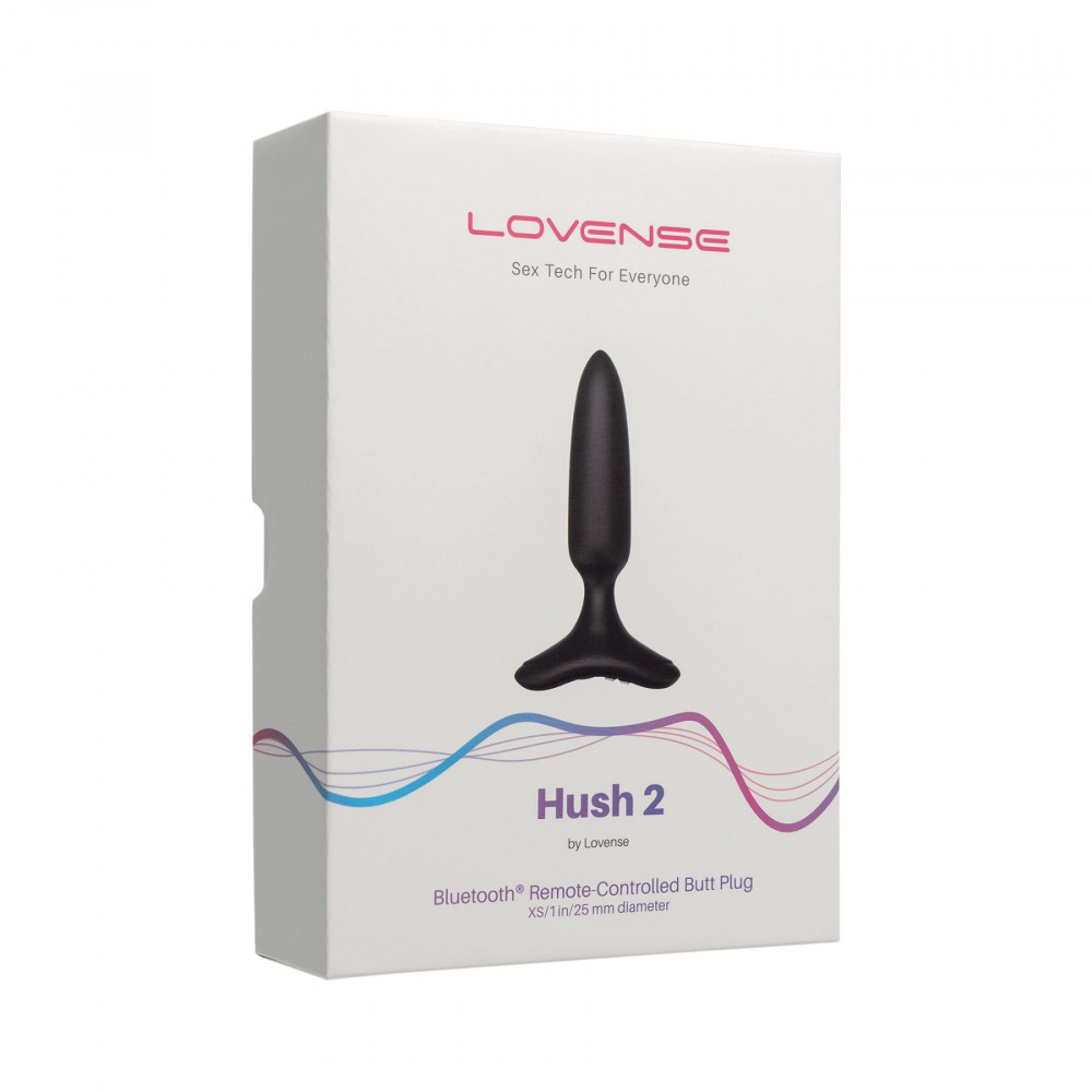  - Анальная смарт-вибропробка Lovense Hush 2, размер XS 2