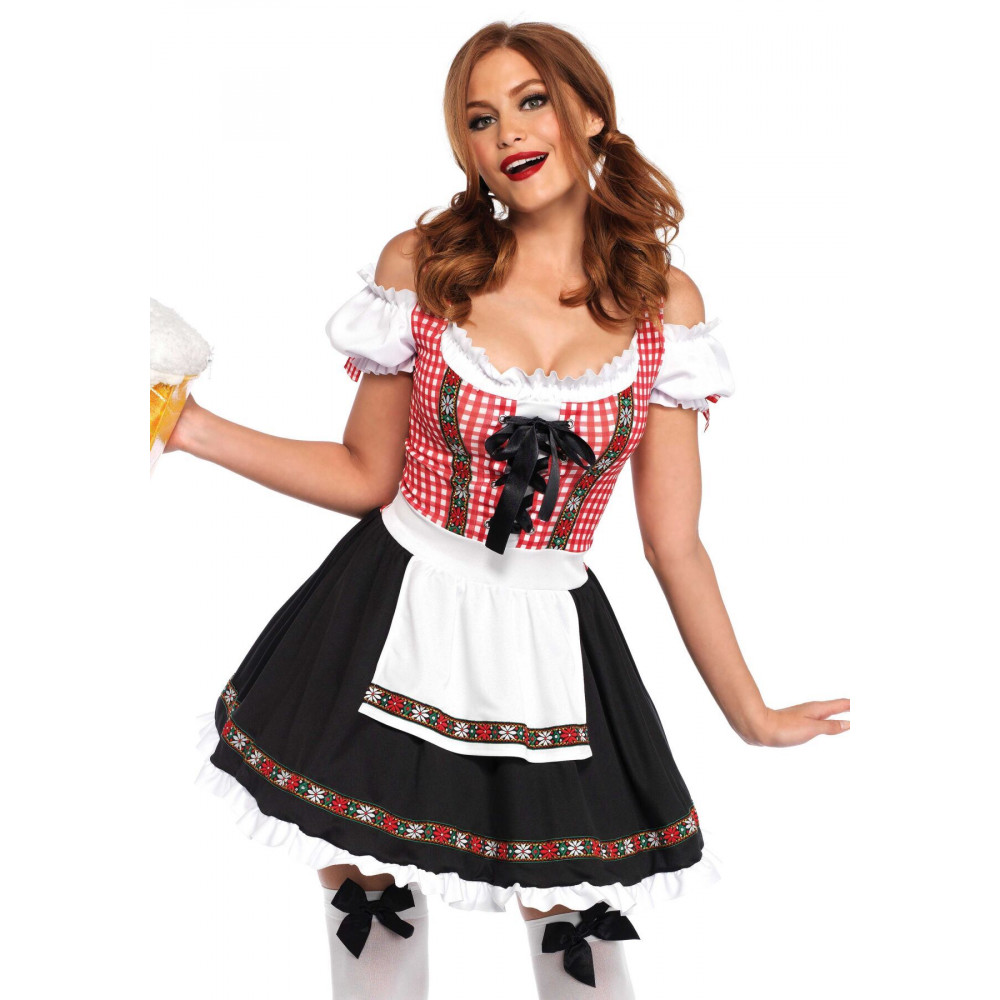 Эротические костюмы - Баварский костюм «Октоберфест» Leg Avenue Beer Garden Babe S 3