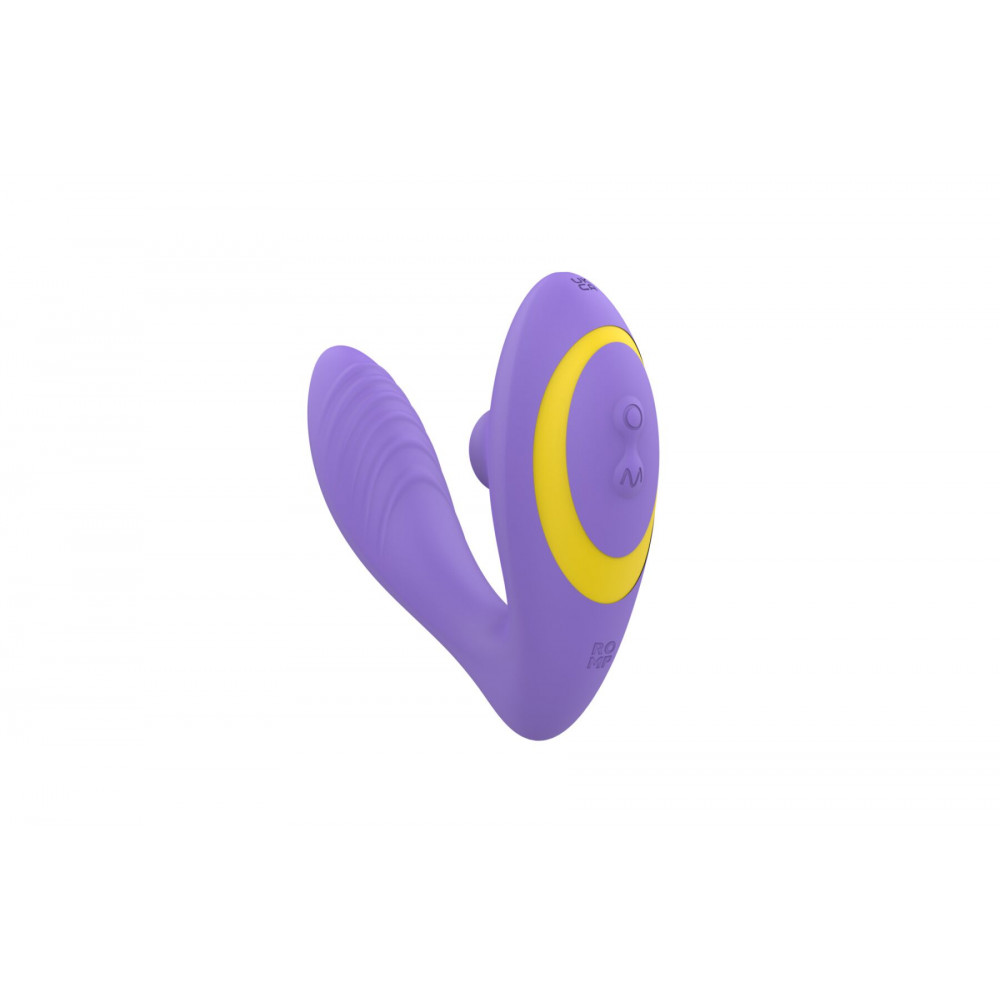 Вибраторы для пар - Вакуумный вибратор Romp Reverb Lilac, вагинально-клиторальный